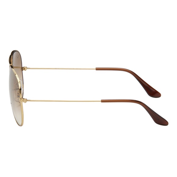 RAY-BAN Gold Aviator Sunglasses - Picture 9 of 14